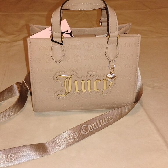 Juicy Couture Handbags - Upgrade u mini tote CAFE